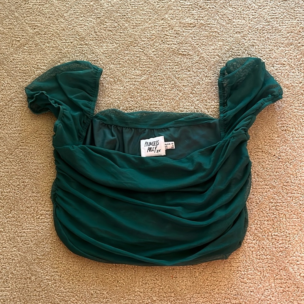 Princess Polly Green Shirt